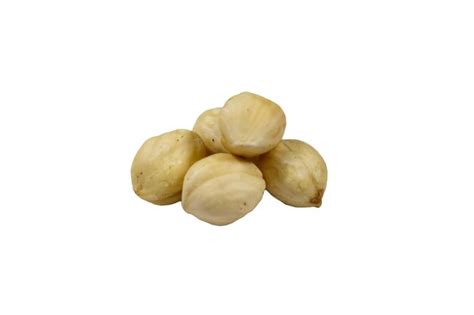 Premium Photo Peeled Hazelnuts Isolated On White Background