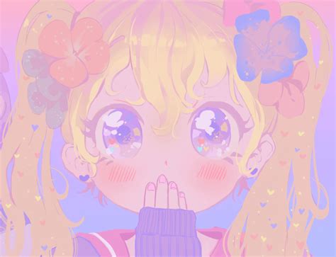 Anime Kawaii Aesthetic Wallpaper  Hello~  Pastel