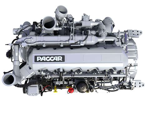 Paccar Mx 13 Powertrain Truck Engine 3d Model By 3d Horse