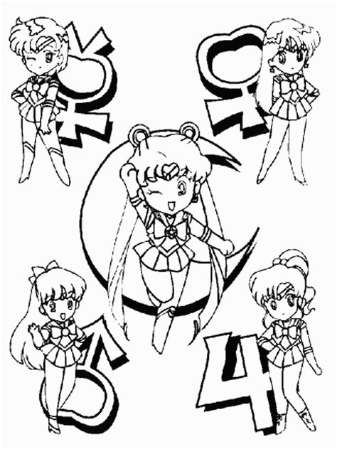 Coloring Pages Sailor Moon Coloring Home