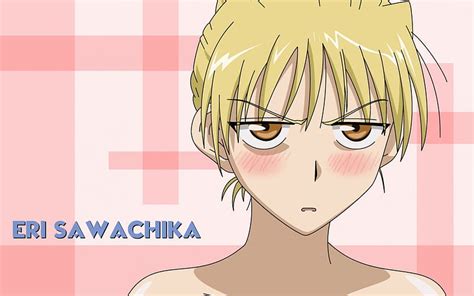 Eri Blushing Anime Blonde Sawachika Eri Sawachika Anime Girl