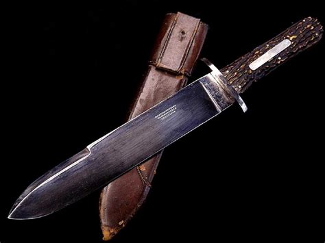 Sold Price Massive 1840s 1850s English Bowie Knife By Wade And Butcher