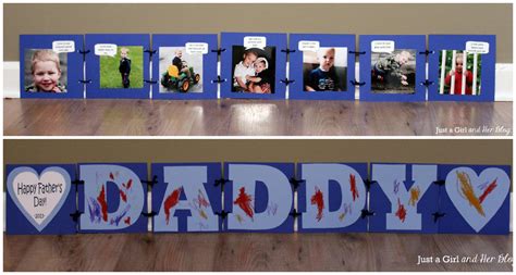 If you have ample time, consider giving dad a personalized father's day gift. "What I Love about Dad" Father's Day Gift | Abby Lawson