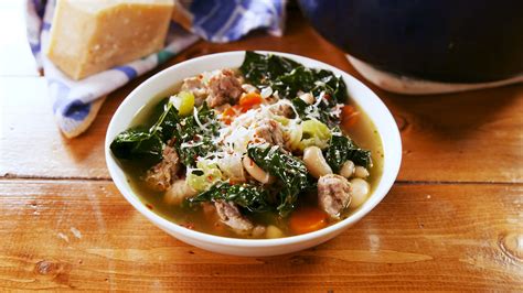 Italian Sausage Kale White Bean Soup Recipe Deporecipe Co