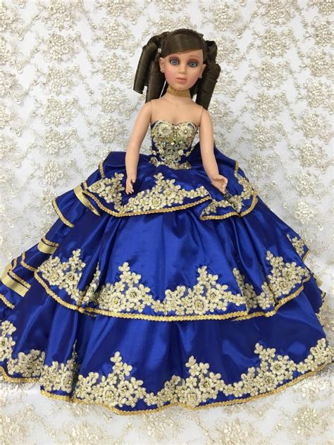 24 Personalized Quinceanera Doll Dress Custom Made Doll Etsy In 2021