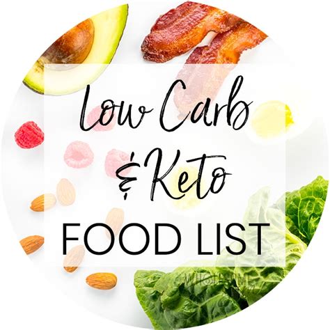 That's where this list will become extremely helpful. Low Carb & Keto Food List with Printable PDF | Keto food ...