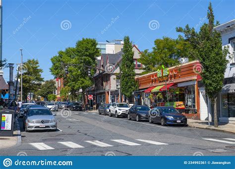 Thayer Street Providence Rhode Island Usa Editorial Photo Image Of