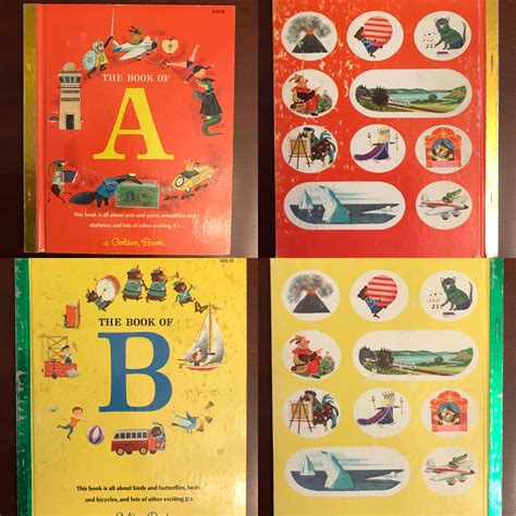 Vintage Little Golden Book Set Rare My First Golden Learning Library