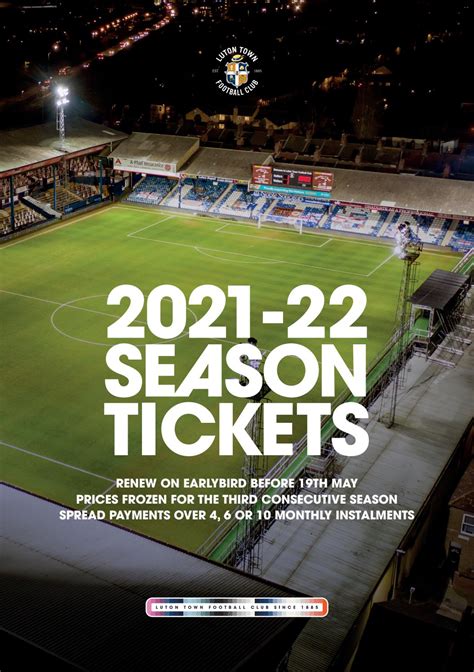 2021 22 Season Ticket Brochure By Luton Town Fc Issuu