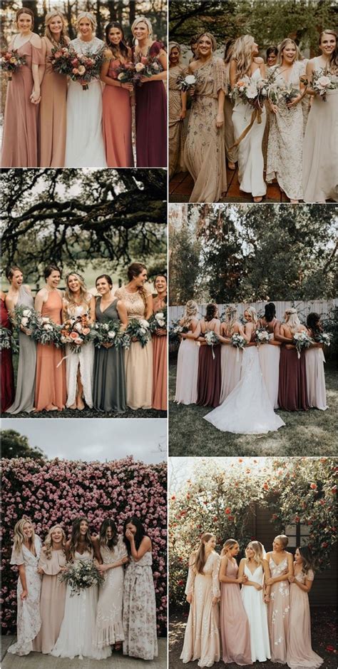 20 Mismatched Bridesmaid Dresses For 2020 Roses And Rings