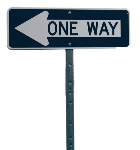 One Way Sign Png Png Image Collection