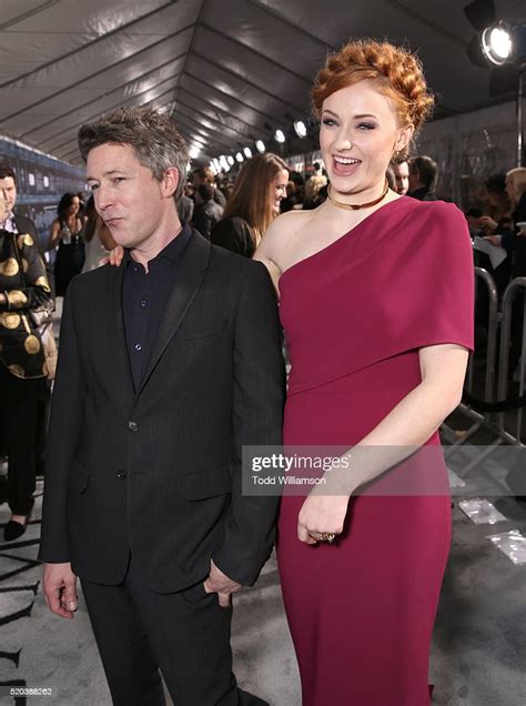 Aidan Gillen And Sophie Turner Attend The Premiere Of Hbos Game Of