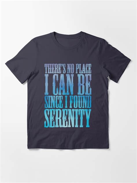 Serenity T Shirt By Marevedesign Redbubble