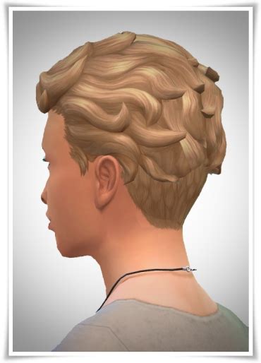 Birksches Sims Blog Swept Back Short Neck Hair Sims 4 Hairs