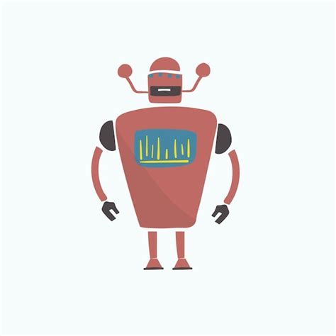 Free Vector Illustration Of Robot Vector Graphic