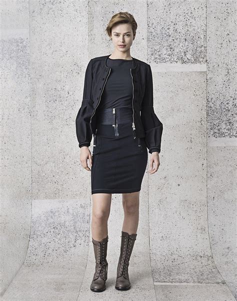 Fall Winter Autumn Campbell Leather Skirt Couture Collection