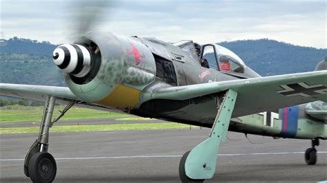 Focke Wulf Fw 190 ‘butcher Bird Warbirds Over Scone Youtube