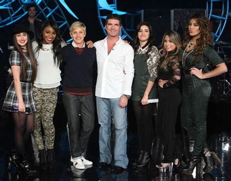 Fifth Harmony Simon Cowell And Ellen Degeneres 2013 Fifth Harmony