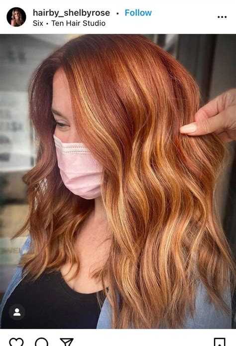 20 Hot Copper And Red Balayage Hair Color Ideas That Are On Fire I Spy