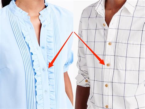 Heres Why Mens And Womens Shirts Button Up On Different Sides