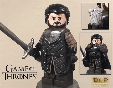 Custom Lego Game Of Thrones King Jon Snow Season 7 Custom Lego