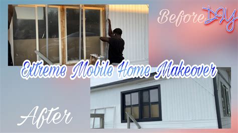 Extreme Mobile Home Makeover Window Trims Installation Inside And Out