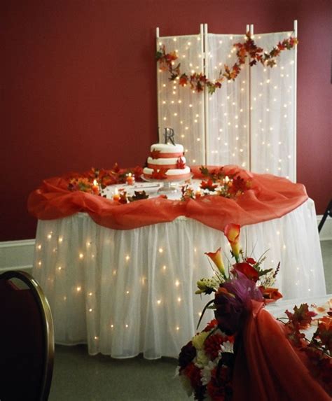 Fall Wedding Cake Table Wedding Decor And Ideas Pinterest