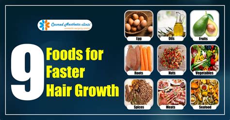 Trying to grow your hair but it's taking ages? 9 Foods for Faster Hair Growth | Cosmed Clinic
