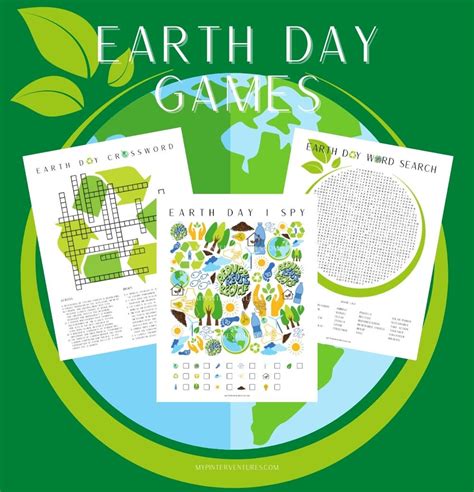 Free Printable Earth Day Games My Pinterventures