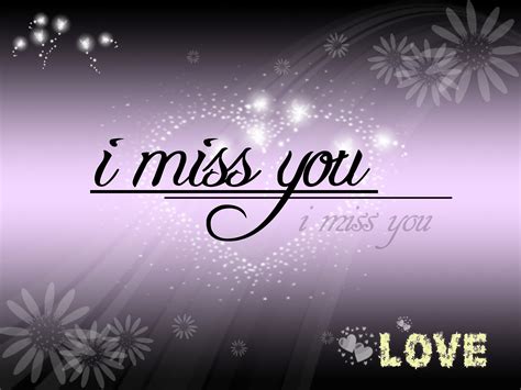 Free Download I Miss You Wallpaper Hd 1600x1200 For Your Desktop
