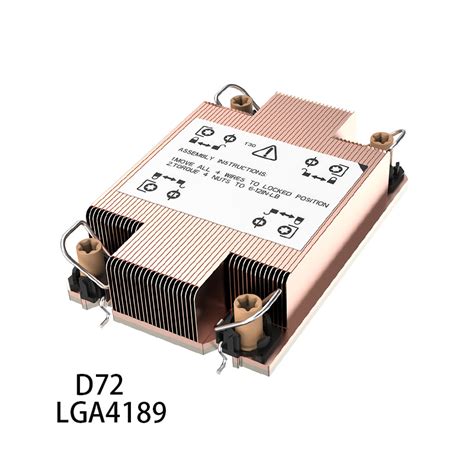 Intel Lga 4189 Cpu 1u Server Copper Vapor Chamber Cooler Lori