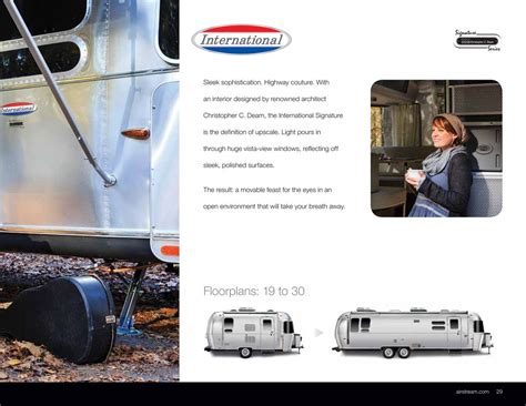 2017 Airstream Travel Trailers Brochure Download Rv Brochures