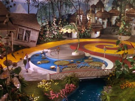Munchkinland Scene From The Wizard Of Oz 1939 Film Art Direction By