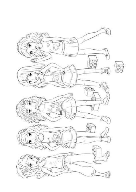 Kleurplaat nexo knights geweldig coloriage lego friends mia lovely. kleurplaat Lego Friends - Lego Friends | Лего