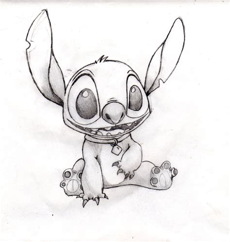 Cute Stitch Drawing