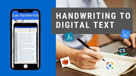 7 Top Apps To Convert Handwriting To Digital Text On Android And Ios