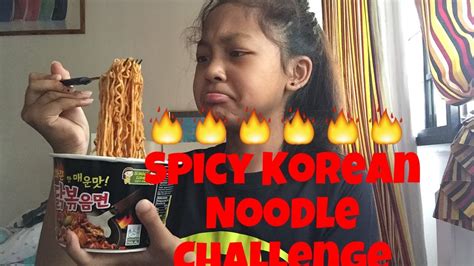 Spicy Korean Noodle Challenge Youtube