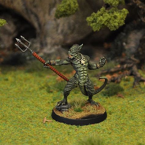 We5e Lizard King Dnd Art Miniature Painting Dungeons And Dragons