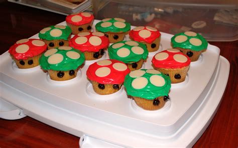 Sweet Creations By Adi Super Mario Mushroom Cupcakes