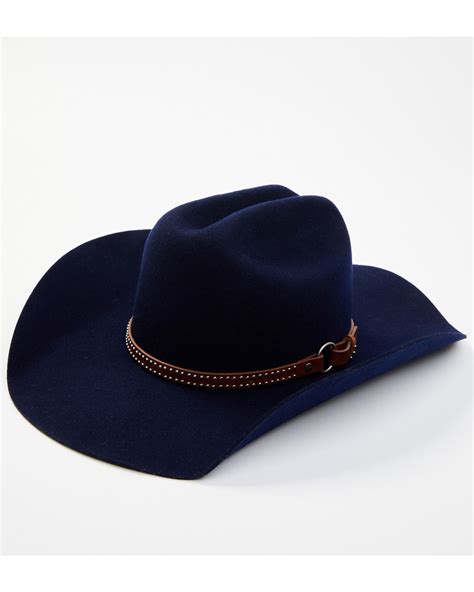 Shyanne Womens Cattleman Crease Wool Felt Western Hat