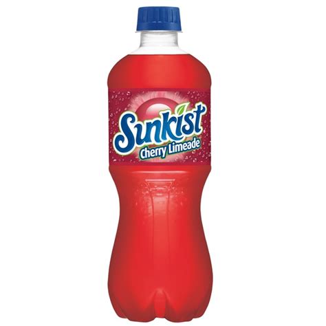 Sunkist Cherry Limeade Soda 20 Fl Oz Instacart