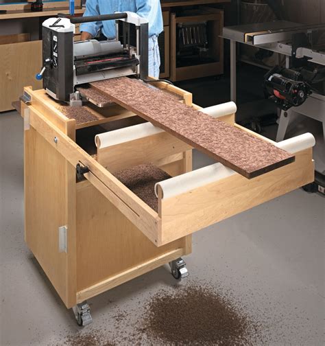 Mobile Planer Stand Woodworking Project Woodsmith Plans