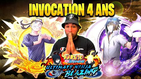 Invocation 4 Ans Naruto Blazing Naruto And Sasuke 7 étoiles Pour Bien