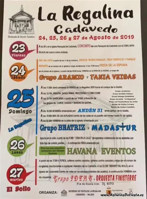 Fiestas De La Regalina En Cadavedo Valdés 2019 08 Agosto Asturiasdefiesta