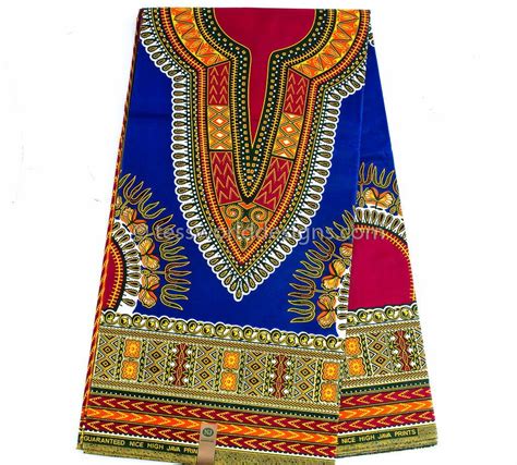 Ds15 Royal Blue Dashiki Fabric 6 Yards Tess World Designs African Fabric Dashiki Fabric