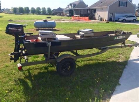 12 Ft Tracker Topper Jon Boat W Trailer For Sale In Newport News Va