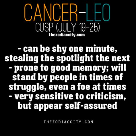 Cancer Leo Cusp Quotes Goimages Poof