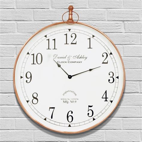 Charlton Home Oversized Chilhowee 24 Wall Clock And Reviews Wayfair