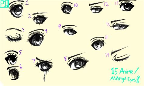 Anime Boy Eye Drawing Reference Denae Doodles