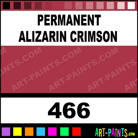 Permanent Alizarin Crimson Designers Gouache Calligraphy Inks Pigments